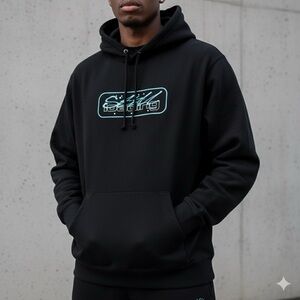 Central Cee Still Loading Tour Black Cotton Graphic Hoodie Size XL